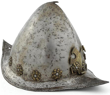 Spanish morion (helmet). Courtesy Museum of the American West, Autry National Center; 88.127.33.