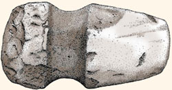 Stone axe.